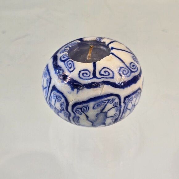Round Ball Millefiori Style Small Candle Wicks & Wax - Picture 4 of 6